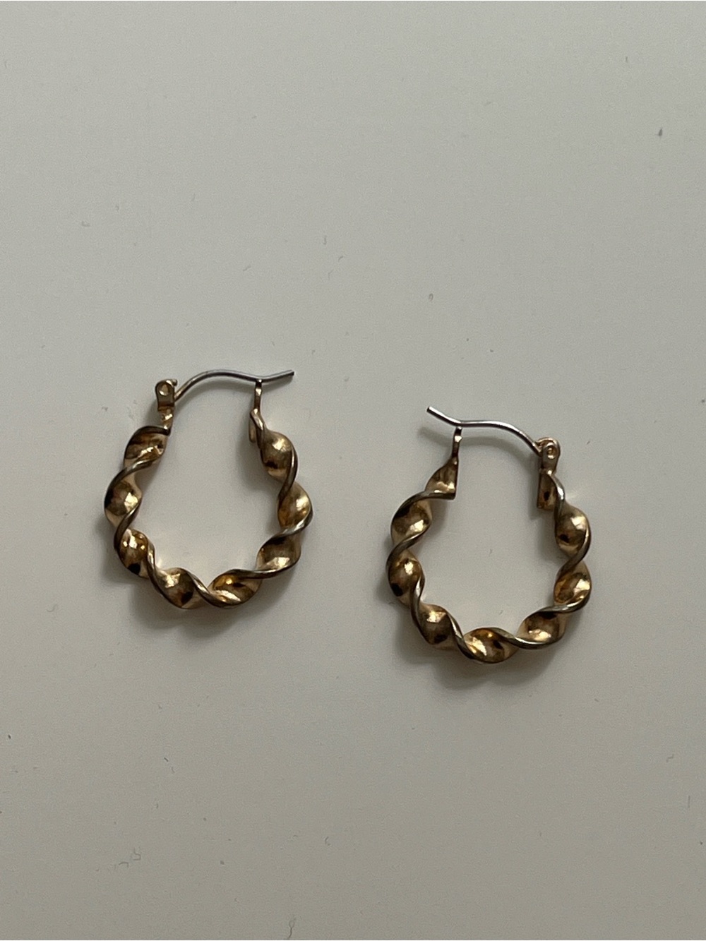 Gold Pasta Hoops